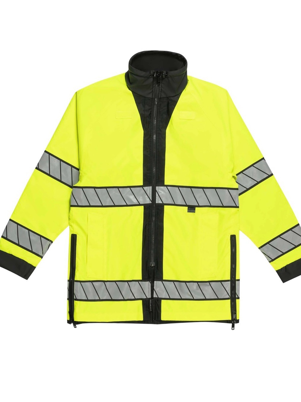 Blauer B.DRY REVERSIBLE RAIN JACKET 236 Hi-Vis Yellow with Black Size M